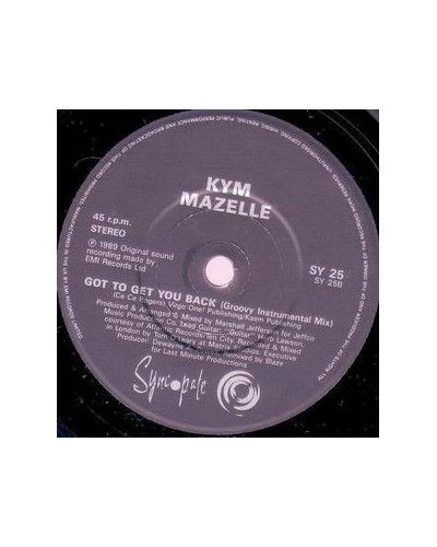 Got To Get You Back [Kym Mazelle] – Vinyl 7", 45 RPM, Stereo [product.brand] 1 - Shop I'm Jukebox 