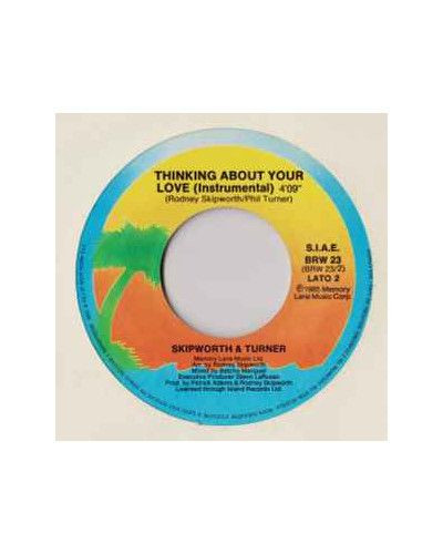 Thinking About Your Love [Skipworth & Turner] – Vinyl 7", 45 RPM [product.brand] 1 - Shop I'm Jukebox 