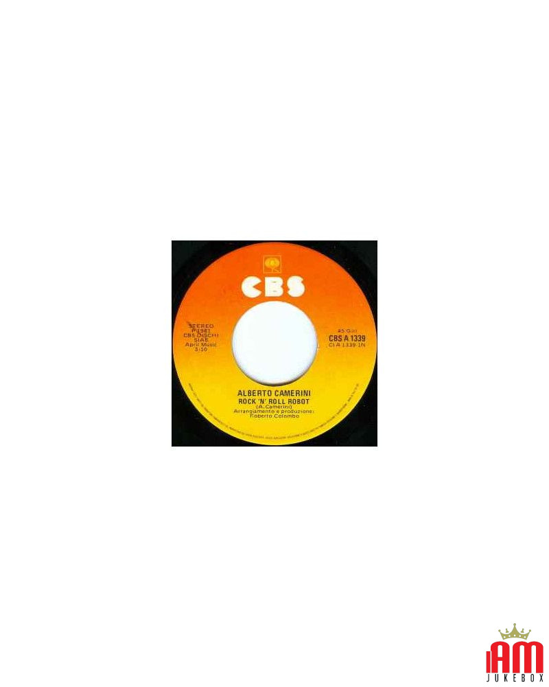 Rock 'N' Roll Robot [Alberto Camerini] - Vinyl 7", 45 RPM