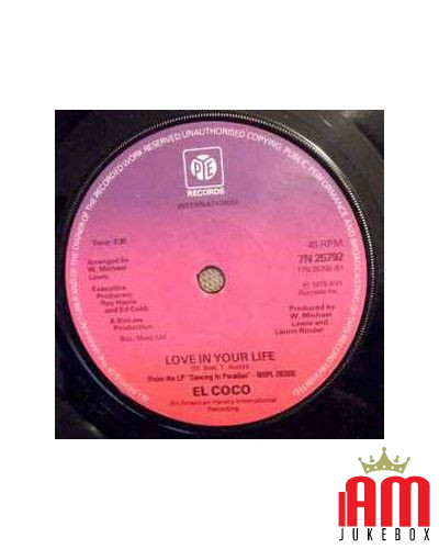 Dancing In Paradise [El Coco] - Vinyle 7", 45 tours, promo [product.brand] 1 - Shop I'm Jukebox 