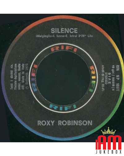 Silence Movies [Roxy Robinson] – Vinyl 7", 45 RPM, Single [product.brand] 1 - Shop I'm Jukebox 