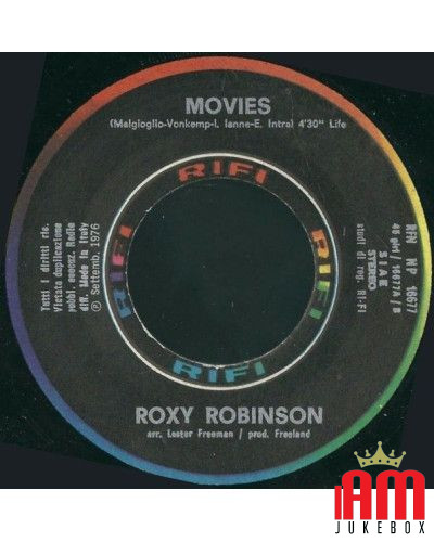 Silence Movies [Roxy Robinson] - Vinyl 7", 45 RPM, Single [product.brand] 1 - Shop I'm Jukebox 