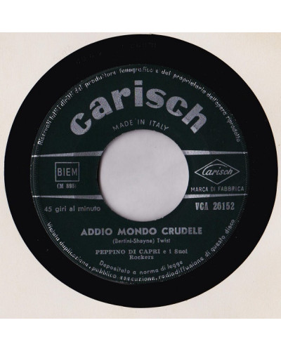 Goodbye Cruel World [Peppino Di Capri] - Vinyle 7", 45 tours, Single [product.brand] 1 - Shop I'm Jukebox 