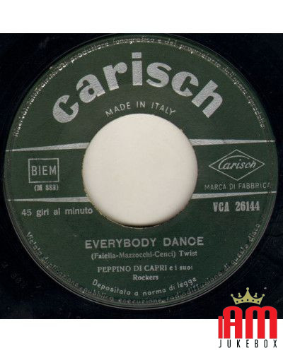 The Jet Everybody Dance [Peppino Di Capri E I Suoi Rockers] - Vinyl 7", 45 RPM [product.brand] 1 - Shop I'm Jukebox