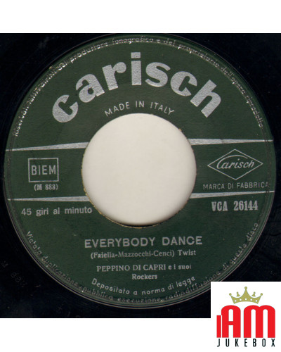 The Jet Everybody Dance [Peppino Di Capri E I Suoi Rockers] - Vinyl 7", 45 RPM [product.brand] 1 - Shop I'm Jukebox 