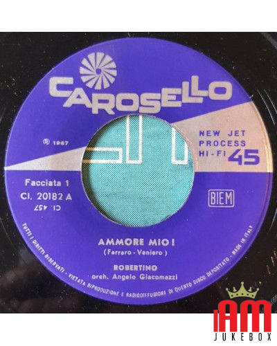 Ammore Mio! Luna Caprese [Robertino Loretti] - Vinyl 7", 45 RPM [product.brand] 1 - Shop I'm Jukebox 