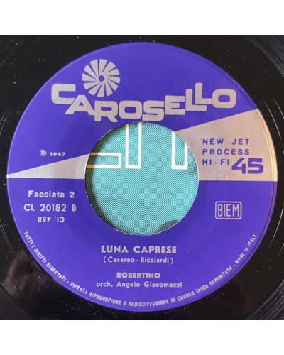 Meine Liebe! Luna Caprese [Robertino Loretti] – Vinyl 7", 45 RPM [product.brand] 1 - Shop I'm Jukebox 