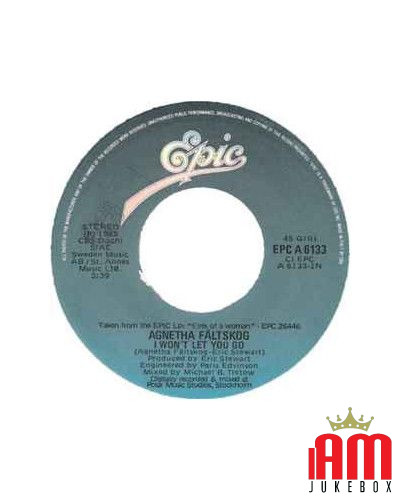 I Won't Let You Go [Agnetha Fältskog] - Vinyl 7", 45 RPM, Single [product.brand] 1 - Shop I'm Jukebox 