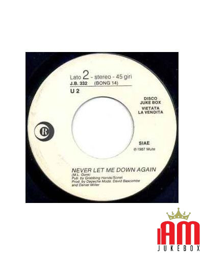 Where The Streets Have No Name Never Let Me Down Again [U2,...] – Vinyl 7", 45 RPM, Jukebox, Druckfehler [product.brand] 1 - Sho