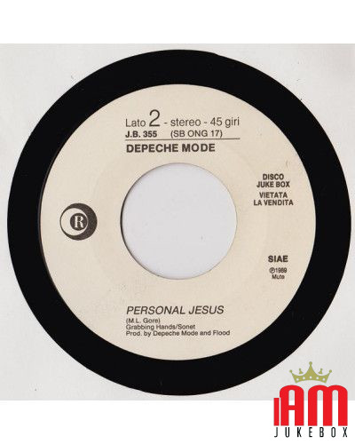 Zobi La Mouche Personal Jesus [Les Negresses Vertes,...] - Vinyl 7", 45 RPM, Jukebox, Stereo [product.brand] 1 - Shop I'm Jukebo