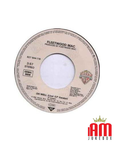 As Long As You Follow [Fleetwood Mac] - Vinyl 7", 45 RPM, Single, Stereo [product.brand] 1 - Shop I'm Jukebox 