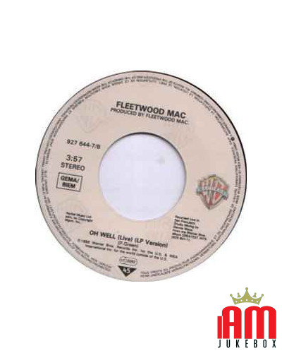 Solange Sie folgen [Fleetwood Mac] - Vinyl 7, 45 RPM, Single, Stereo [product.brand] 1 - Shop I'm Jukebox 