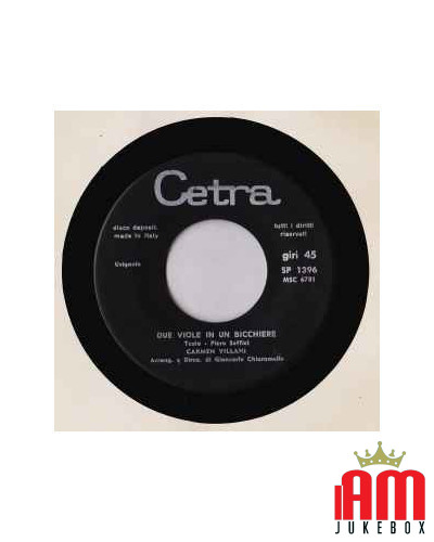 Viva La Vita In Campagna [Carmen Villani] - Vinyl 7", 45 RPM [product.brand] 1 - Shop I'm Jukebox 