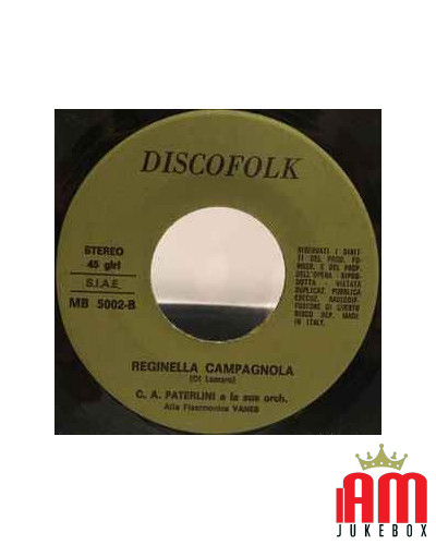 A Medien Luz Reginella Campagnola [Carlo Alberto Paterlini E La Sua Orchestra,...] - Vinyl 7, 45 RPM [product.brand] 1 - Shop I'