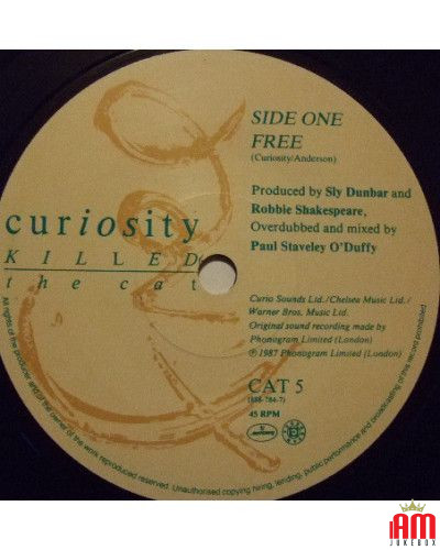 Free [Curiosity Killed The Cat] - Vinyl 7", 45 RPM, Single [product.brand] 1 - Shop I'm Jukebox 