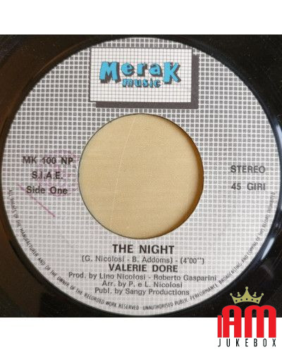 The Night [Valerie Dore] - Vinyl 7", 45 RPM [product.brand] 1 - Shop I'm Jukebox 