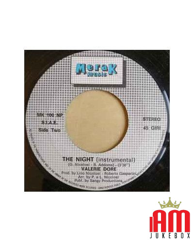 The Night [Valerie Dore] - Vinyl 7", 45 RPM [product.brand] 1 - Shop I'm Jukebox 