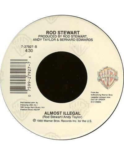 Lost In You [Rod Stewart] - Vinyle 7", 45 tours, single [product.brand] 1 - Shop I'm Jukebox 