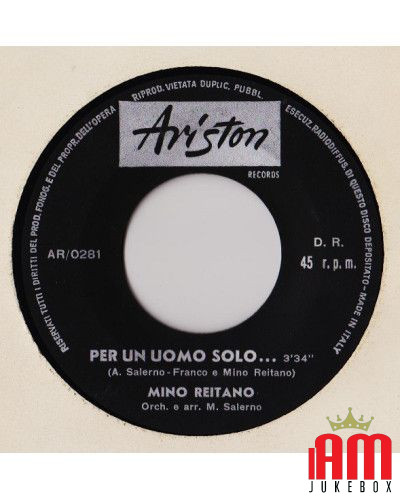 Una Chitarra, Cento Illusioni [Mino Reitano] - Vinyl 7", 45 RPM [product.brand] 1 - Shop I'm Jukebox