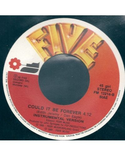 Could It Be Forever [Secret Lovers (2)] - Vinyl 7", 45 RPM, Stereo [product.brand] 1 - Shop I'm Jukebox 