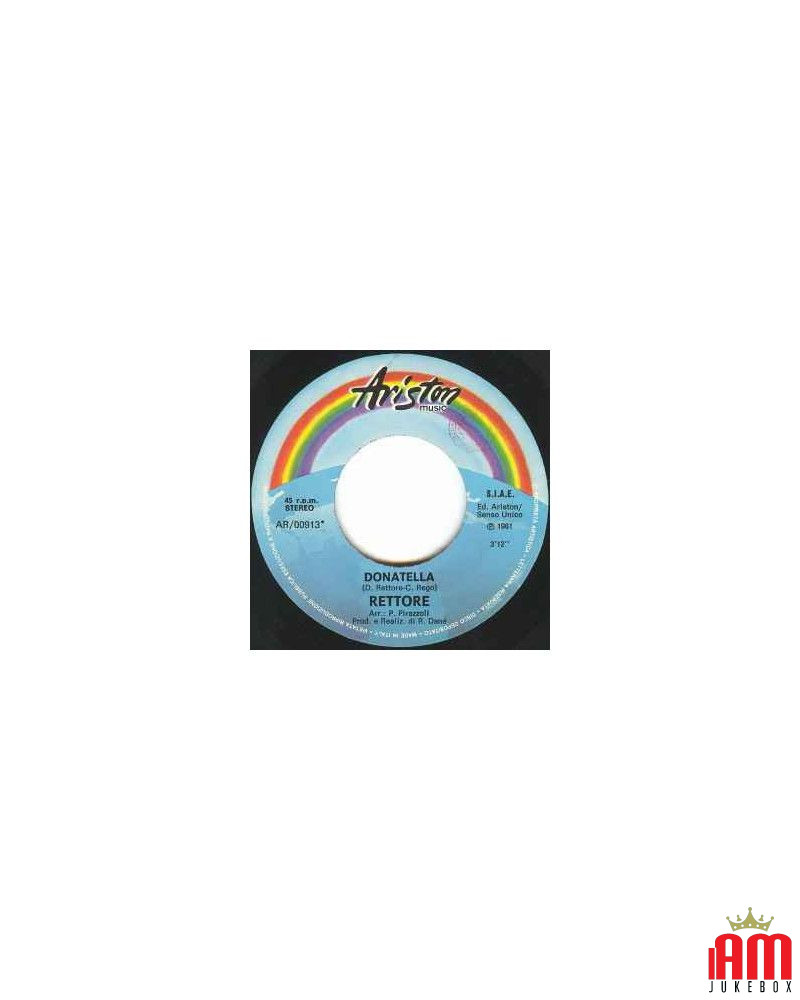 Donatella [Rettore] - Vinyl 7", 45 RPM [product.brand] 1 - Shop I'm Jukebox