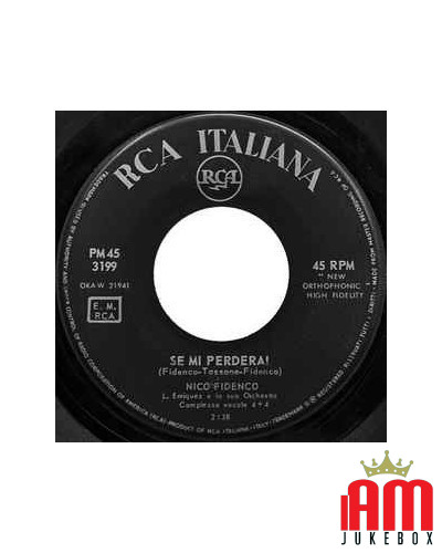 Se Mi Perderai [Nico Fidenco] - Vinyl 7", 45 RPM, Mono [product.brand] 1 - Shop I'm Jukebox 