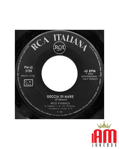 Se Mi Perderai [Nico Fidenco] - Vinyl 7", 45 RPM, Mono [product.brand] 1 - Shop I'm Jukebox