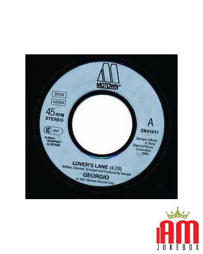 Lover's Lane [Georgio (2)] – Vinyl 7", 45 RPM, Single, Stereo [product.brand] 1 - Shop I'm Jukebox 