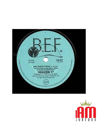 I'm Your Money [Heaven 17] - Vinyl 7", 45 RPM, Single, Stereo [product.brand] 1 - Shop I'm Jukebox 