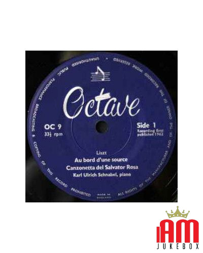 Au Bord D'Une Source   Canzonetta Del Salvator Rosa   Sonetta 123 Del Petrarca [Karl Ulrich Schnabel,...] - Vinyl 7", 33...