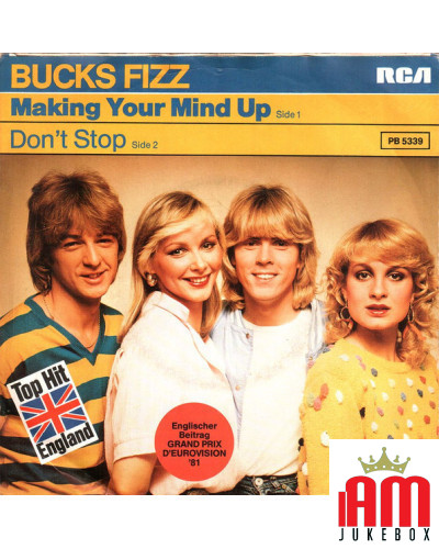 Making Your Mind Up [Bucks Fizz] - Vinyl 7", 45 RPM, Single, Stereo [product.brand] 1 - Shop I'm Jukebox 