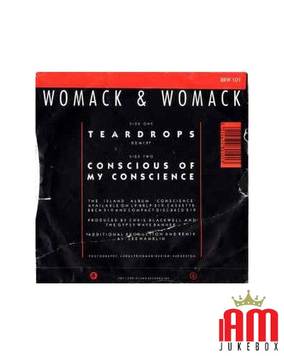 Teardrops [Womack & Womack] - Vinyl 7", 45 RPM, Single