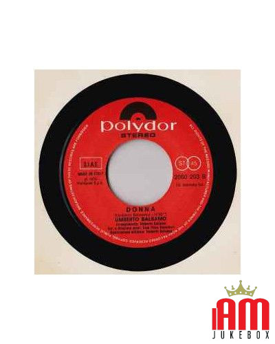 Balla Donna [Umberto Balsamo] - Vinyl 7", 45 RPM [product.brand] 1 - Shop I'm Jukebox 