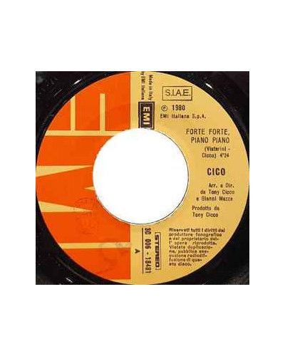 Forte Forte, Piano Piano [Tony Cicco] - Vinyl 7", 45 RPM, Single, Stereo [product.brand] 1 - Shop I'm Jukebox