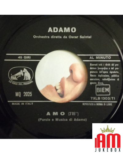 Liebe [Adamo] - Vinyl 7, 45 RPM [product.brand] 1 - Shop I'm Jukebox 