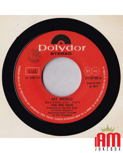 My World [Bee Gees] - Vinyl 7", 45 RPM [product.brand] 1 - Shop I'm Jukebox