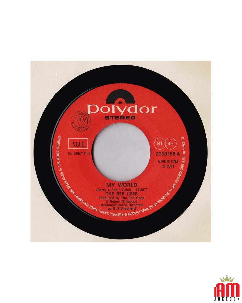 My World [Bee Gees] - Vinyl 7", 45 RPM [product.brand] 1 - Shop I'm Jukebox 