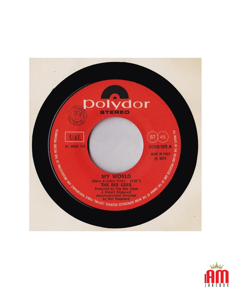 My World [Bee Gees] - Vinyl 7", 45 RPM [product.brand] 1 - Shop I'm Jukebox