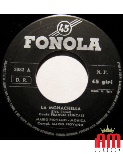 La Monachella [Complesso Mario Piovano,...] - Vinyl 7", 45 RPM [product.brand] 1 - Shop I'm Jukebox 