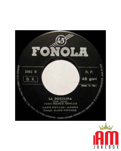 La Monachella [Complesso Mario Piovano,...] - Vinyl 7", 45 RPM [product.brand] 1 - Shop I'm Jukebox 