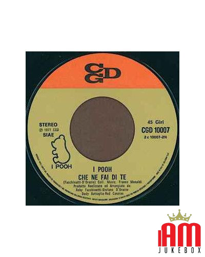 Dammi Solo Un Minuto [Pooh] - Vinyl 7", 45 RPM