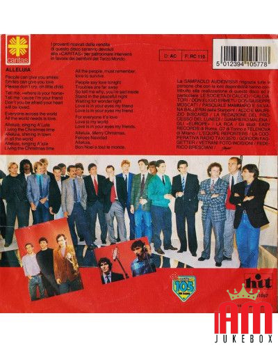 Alleluia [Football Stars] - Vinyl 7", 45 RPM [product.brand] 1 - Shop I'm Jukebox 