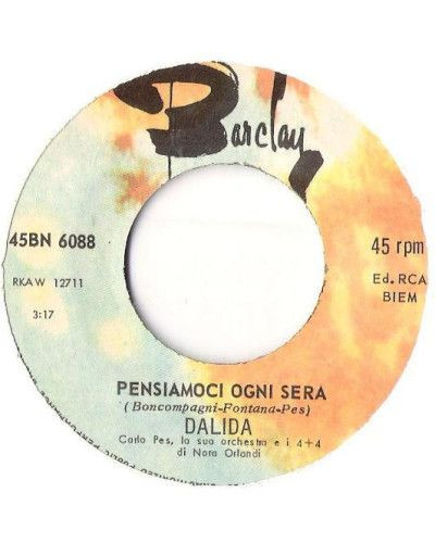 Pensiamoci Ogni Sera   Flamenco [Dalida] - Vinyl 7", 45 RPM