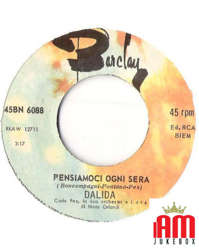 Pensiamoci Ogni Sera Flamenco [Dalida] - Vinyl 7", 45 RPM [product.brand] 1 - Shop I'm Jukebox 