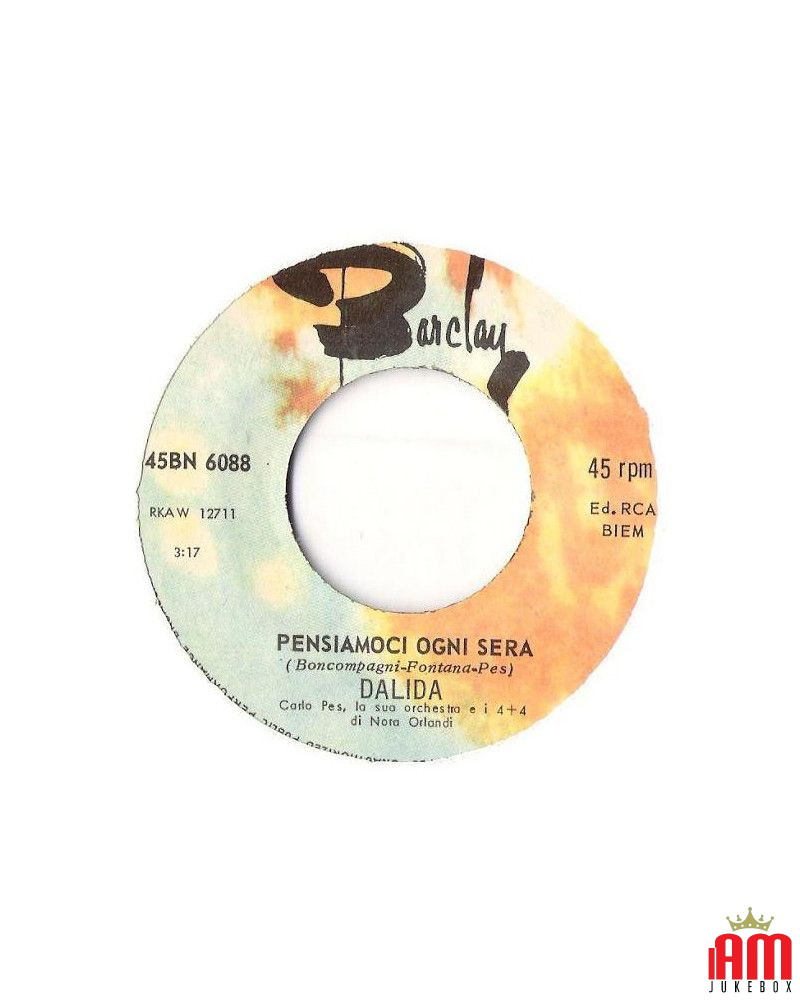 Pensiamoci Ogni Sera   Flamenco [Dalida] - Vinyl 7", 45 RPM