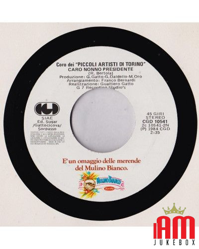 Caro Nonno Presidente [Gino Bramieri] - Vinyl 7", 45 RPM, Stereo