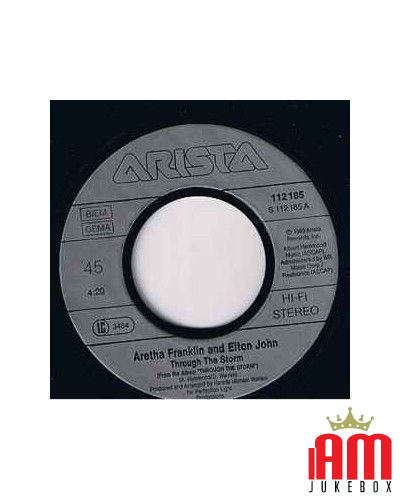 Through The Storm [Aretha Franklin,...] - Vinyl 7", 45 RPM, Single