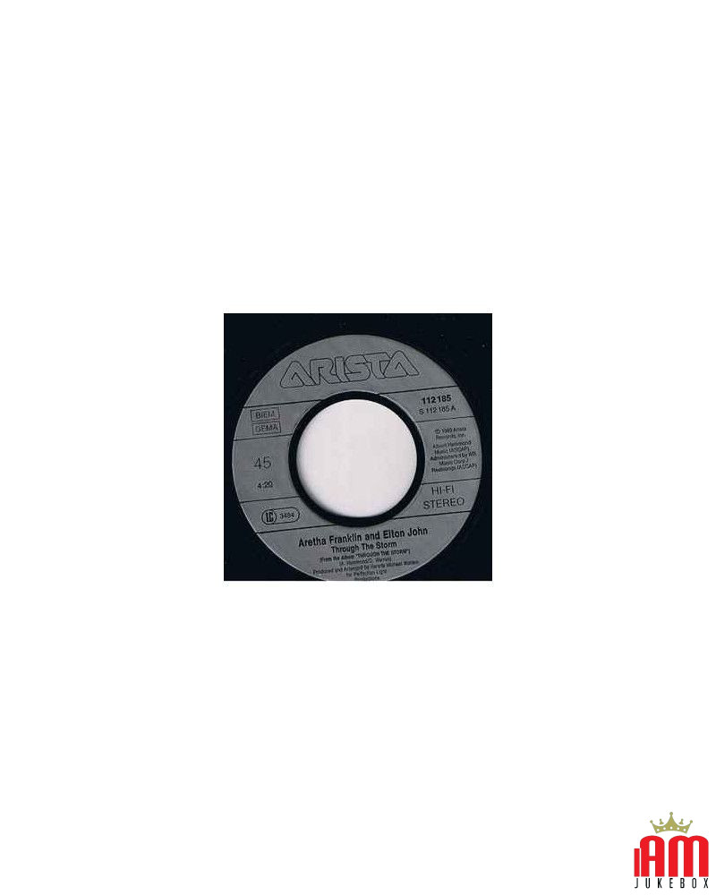 Through The Storm [Aretha Franklin,...] - Vinyl 7", 45 RPM, Single [product.brand] 1 - Shop I'm Jukebox