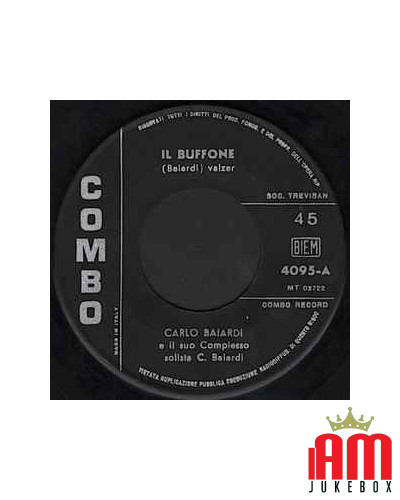 Il Buffone Nadia [Carlo Baiardi E Il Suo Complesso] - Vinyl 7", 45 RPM [product.brand] 1 - Shop I'm Jukebox 