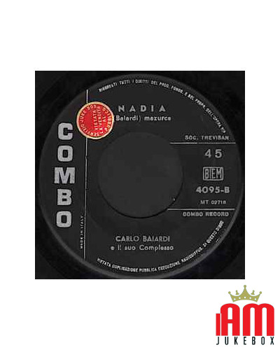 Il Buffone Nadia [Carlo Baiardi E Il Suo Complesso] - Vinyl 7", 45 RPM [product.brand] 1 - Shop I'm Jukebox 